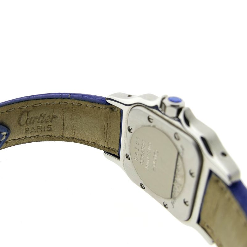 Image 15 of Cartier Santos Galbee; Gold/steel ladies watch