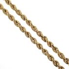 Image 7 of Gold twisted link chain | 51.5 cm