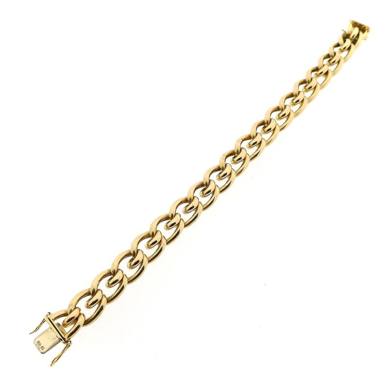Image 7 of 18 Kt. Vintage Gold Fantasy Link Bracelet | 20.5 cm