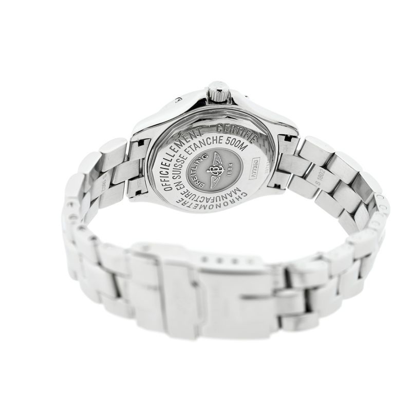 Image 9 of Breitling Colt Oceane 'Diamonds' A77350; Women's watch with diamond bezel