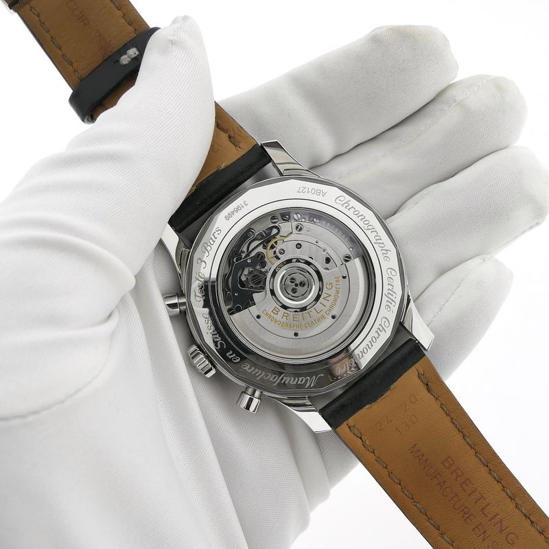 Image 11 of Breitling Navitimer B01 AB0127; Chronograph men's watch