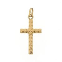 Gold pendant of a cross