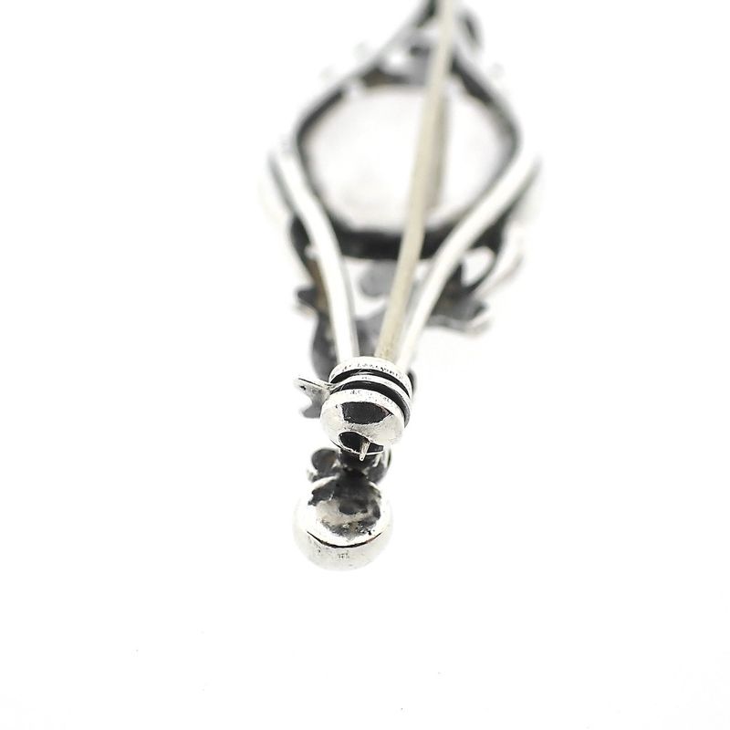 Image 5 of Vintage silver brooch with deer