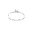 Image 6 of White gold ring with diamonds; 0.075 ct.