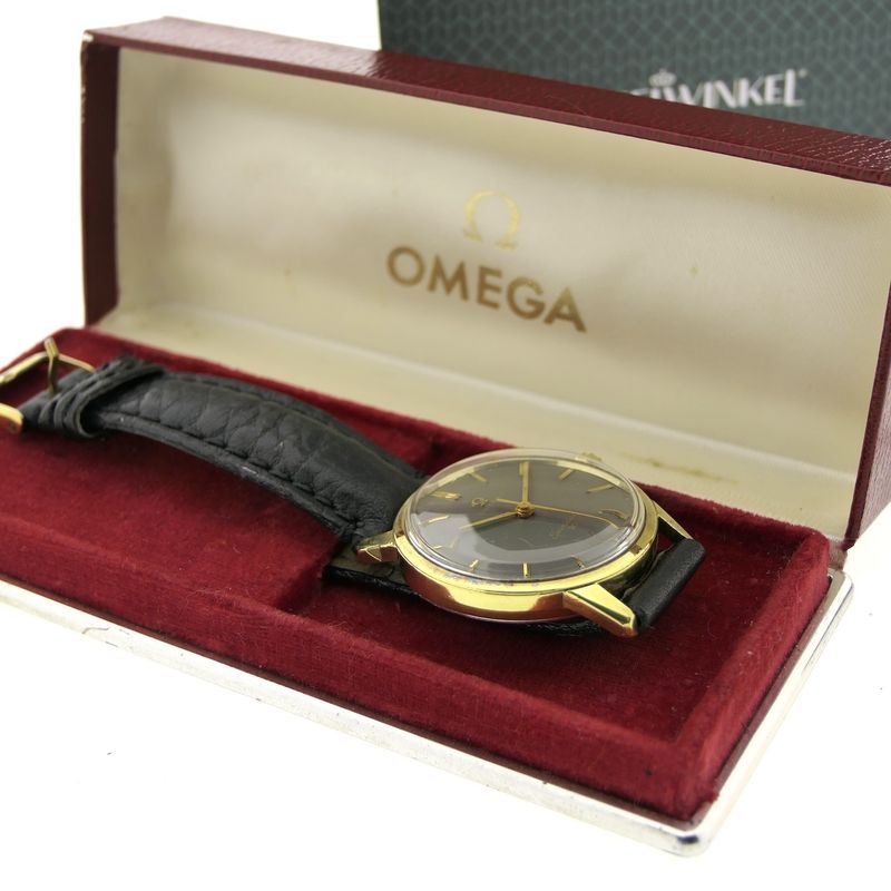 Image 17 of Omega 'Seamaster 30' 135.007; Vintage 14k. goldcap heren horloge