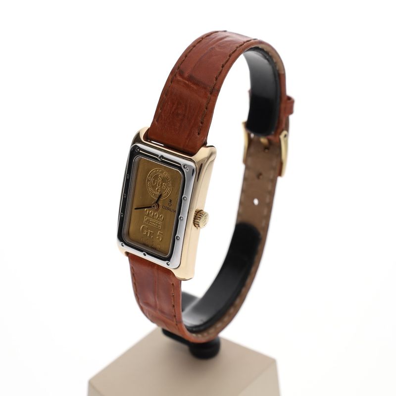 Image 2 of Corum Ingot 5Gr. 24.300.21; 18k. Women's watch with gold bar