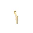 Afbeelding 1 van Gouden minimalistische hanger met diamant; 0,015 ct.