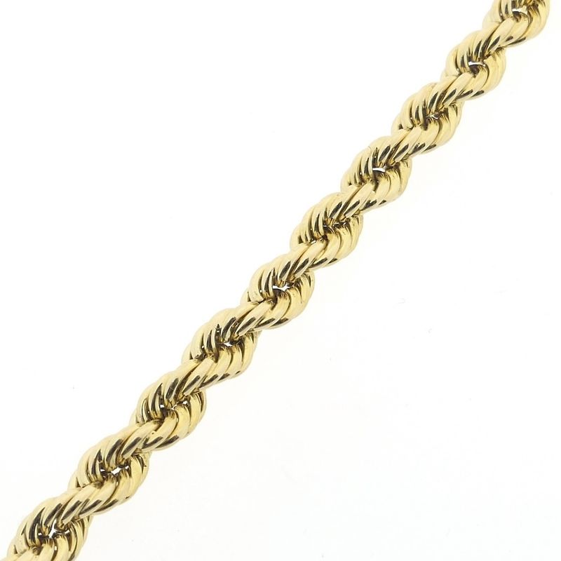 Image 8 of Gold twisted link bracelet | 19 cm