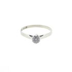 Image 7 of White gold solitaire ring with 0.22 ct diamond.