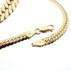 Image 5 of Gold gourmet link necklace | 45 cm
