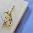 Image 2 of Vintage gold ornate fantasy brooch