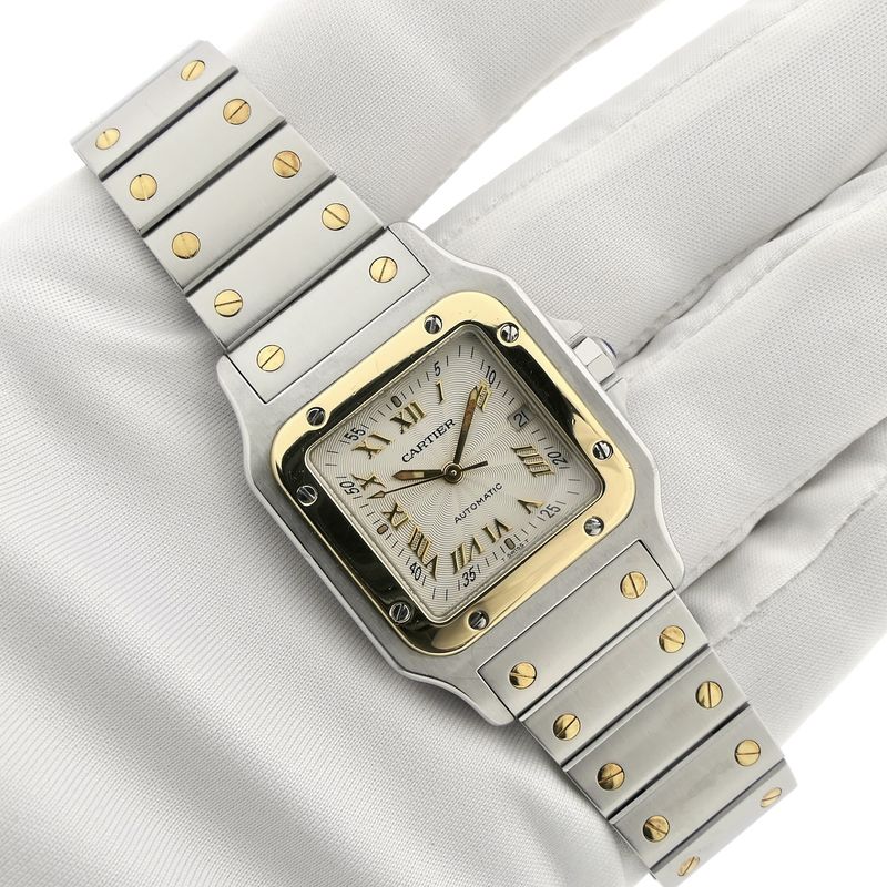 Image 10 of Cartier Santos Galbée Automatic 2319; Unisex watch