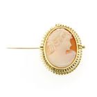 Image 9 of Antique Gold Brooch/Pendant with Cameo