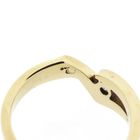 Image 6 of Gold Ring with Diamond; 0.12 ct.