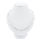 Image 1 of White gold Omega link necklace