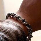 Image 7 of Silver Twisted Link Bracelet