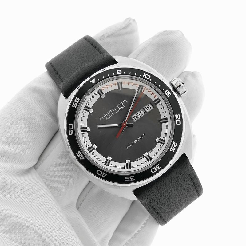 Image 6 of Hamilton Pan Europe Day-Date H354150; Automatic men's watch