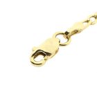 Afbeelding 3 van Gouden figaroschakel kinderarmband met graveerplaatje | 13 cm - 14,5 cm