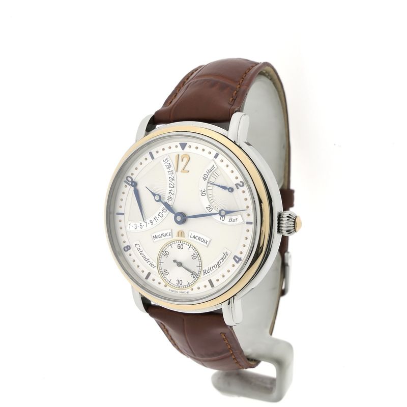 Image 3 of Maurice Lacroix Masterpiece Retrograde 76840; 18k gold/steel men's watch