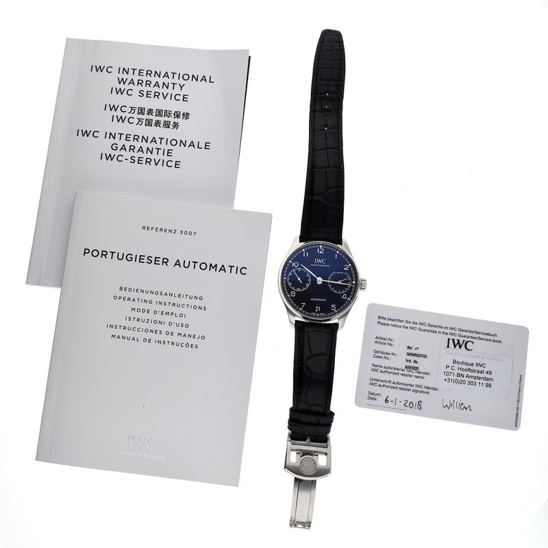Image 20 of IWC Portugieser '7-Days' Automatic Men's Watch