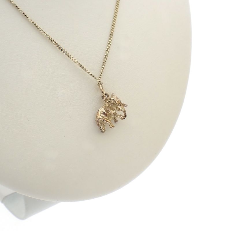Image 6 of Gold elephant pendant