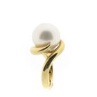Image 4 of Gold ring with large cultured pearl