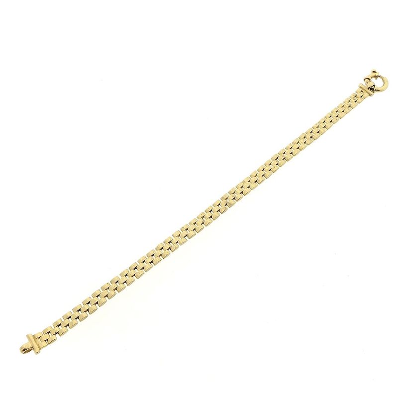 Image 8 of Gold Bismarck link bracelet | 19.5 cm