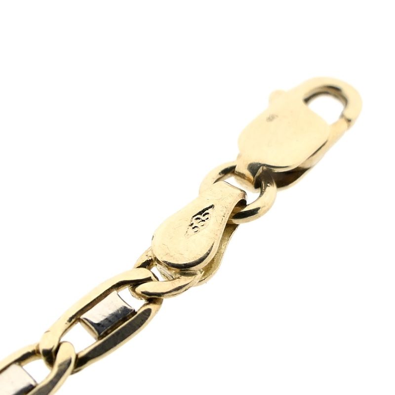 Image 4 of Two-tone gold fantasy link bracelet