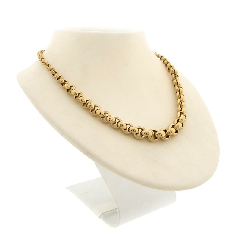 Image 4 of 8-karat Jasseron link chain | 42.5 cm