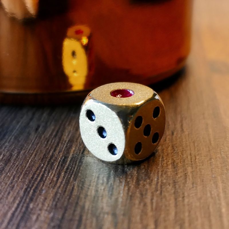 Image 2 of 24K Exclusive Solid Gold Dice - 999.9