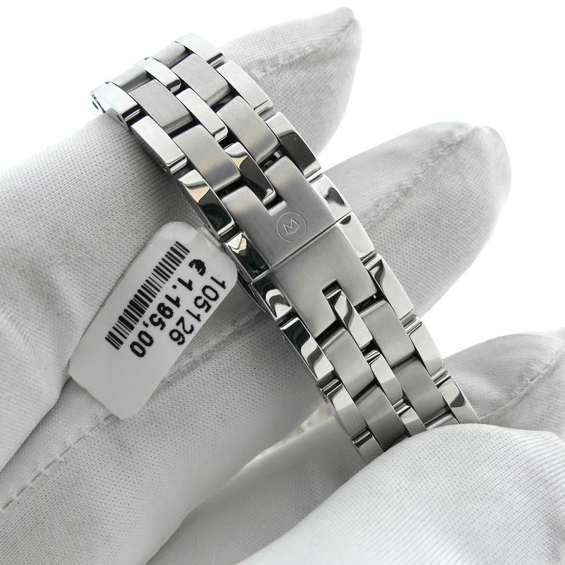 Image 9 of Movado 1881; Automatic women's watch with MOP and diamond dial