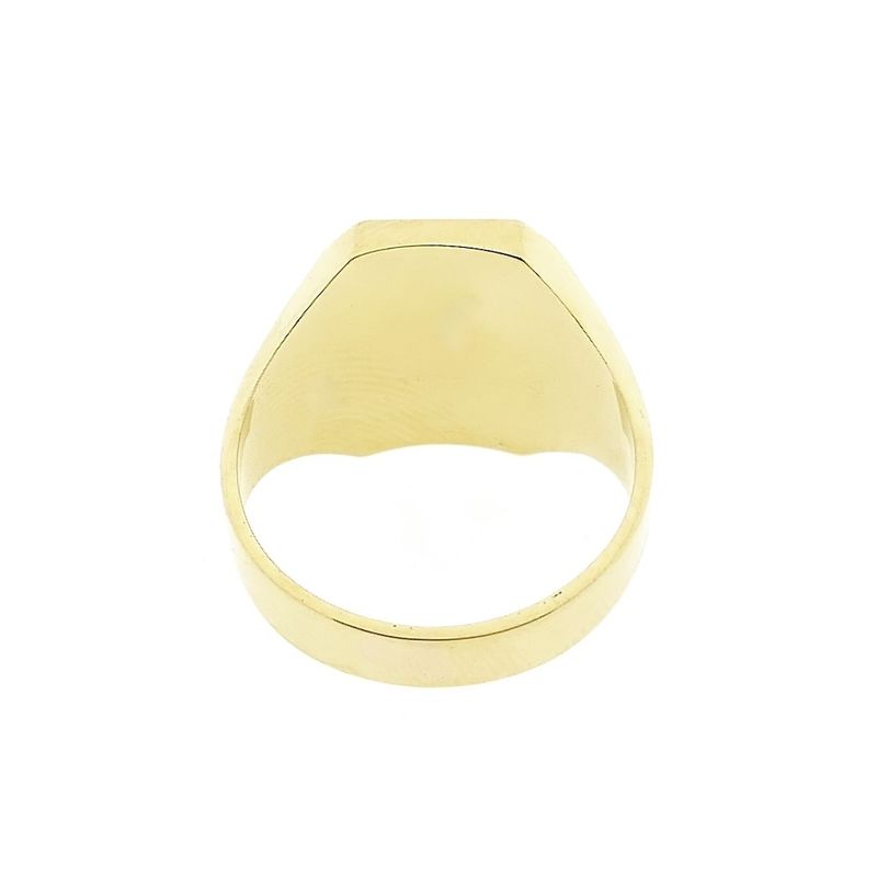 Image 6 of Vintage gold signet ring with zirconia | Men