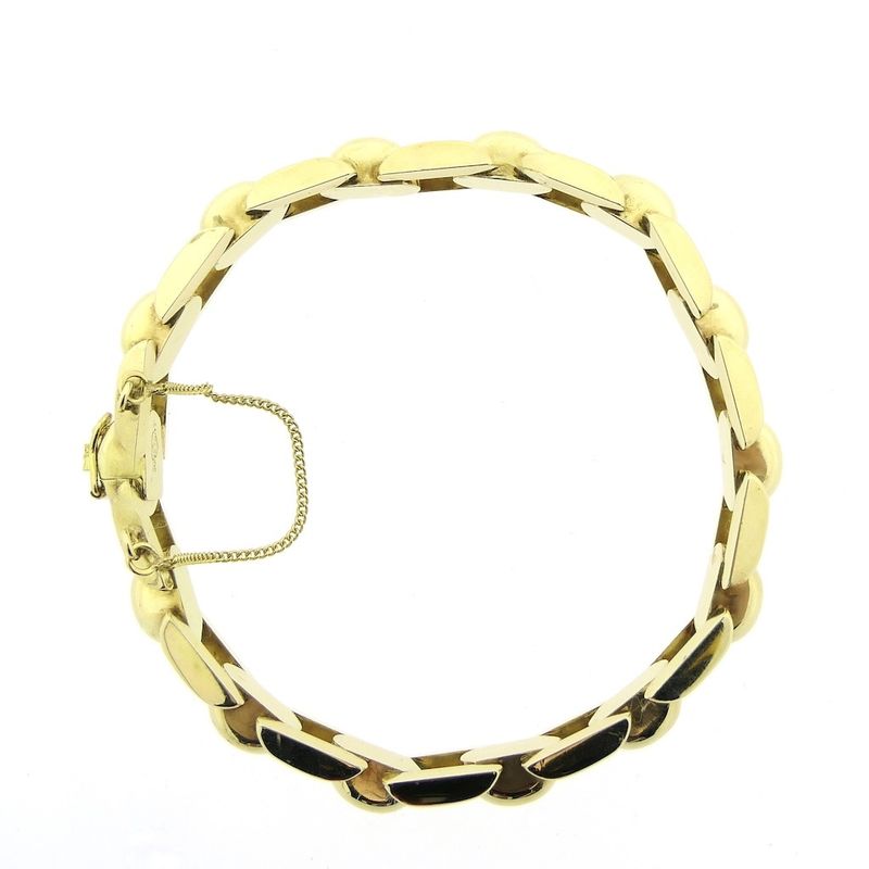 Image 3 of Gold Bismarck link bracelet | 19.5 cm