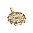 Image 3 of Vintage gold pendant with diamonds | 0.035 ct.