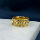 Image 2 of Gold ring with pattern