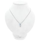 Image 4 of 18K White Gold Pendant with Topaz & Diamonds