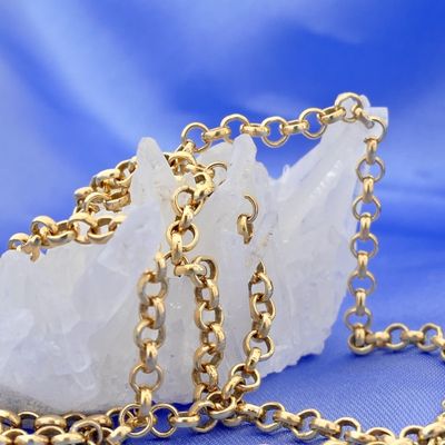 Image 2 of Gold jasseron link chain