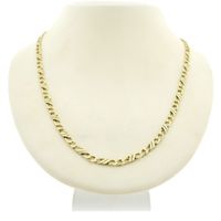 Gold infinity link necklace | 58.5 cm