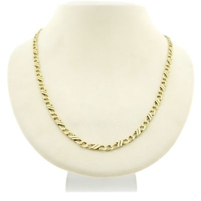 Image 1 of Gold infinity link necklace | 58.5 cm