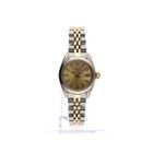 Image 1 of Rolex Oyster Perpetual Lady-Date 26mm 6917; Vintage 18k gold/steel women's watch