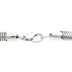 Image 5 of Long silver snake link necklace
