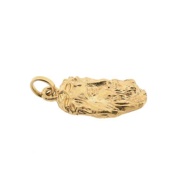 Image 6 of Gold pendant with the face of Jesus