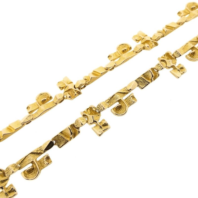 Image 8 of Gold Lapponia necklace; Tenochtitlan Kaulakoru | 39 cm