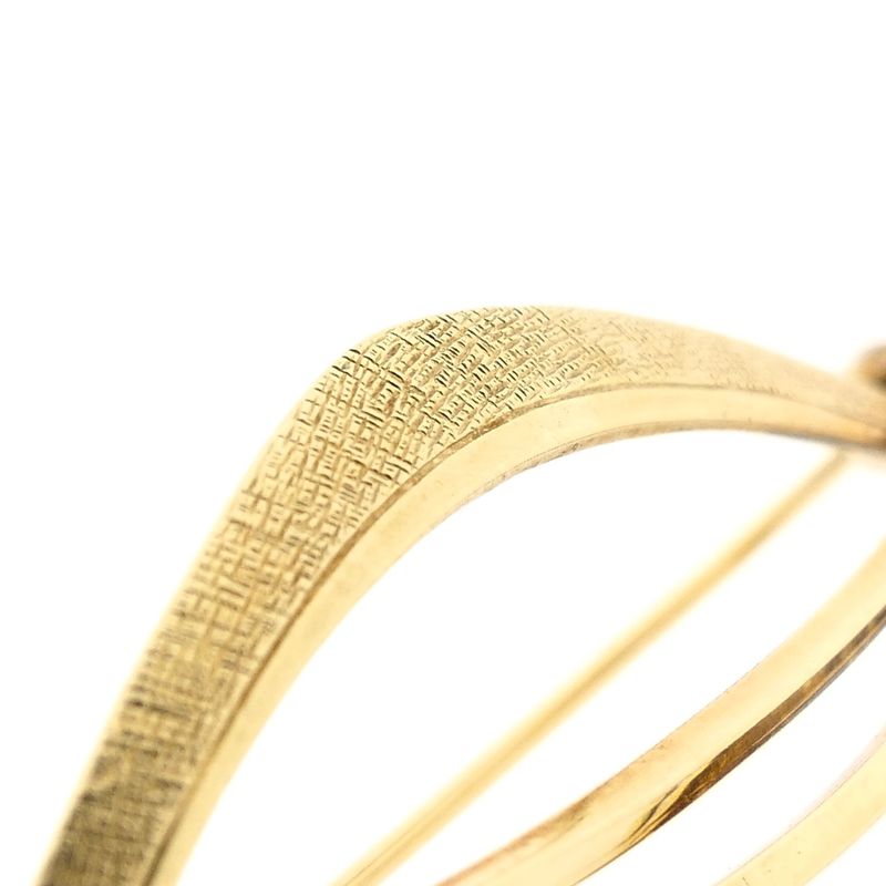Image 3 of Vintage Gold Brooch; 14 Karat