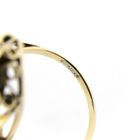 Image 8 of Gold Ring with Carnelian; 14 Karat; Size 17.75