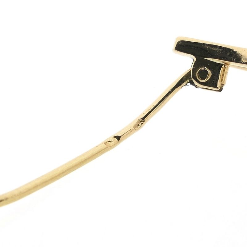 Image 7 of Gold brooch with pearl