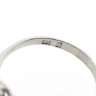 Image 8 of White gold ring with peridot and diamonds | 0.24 ct.