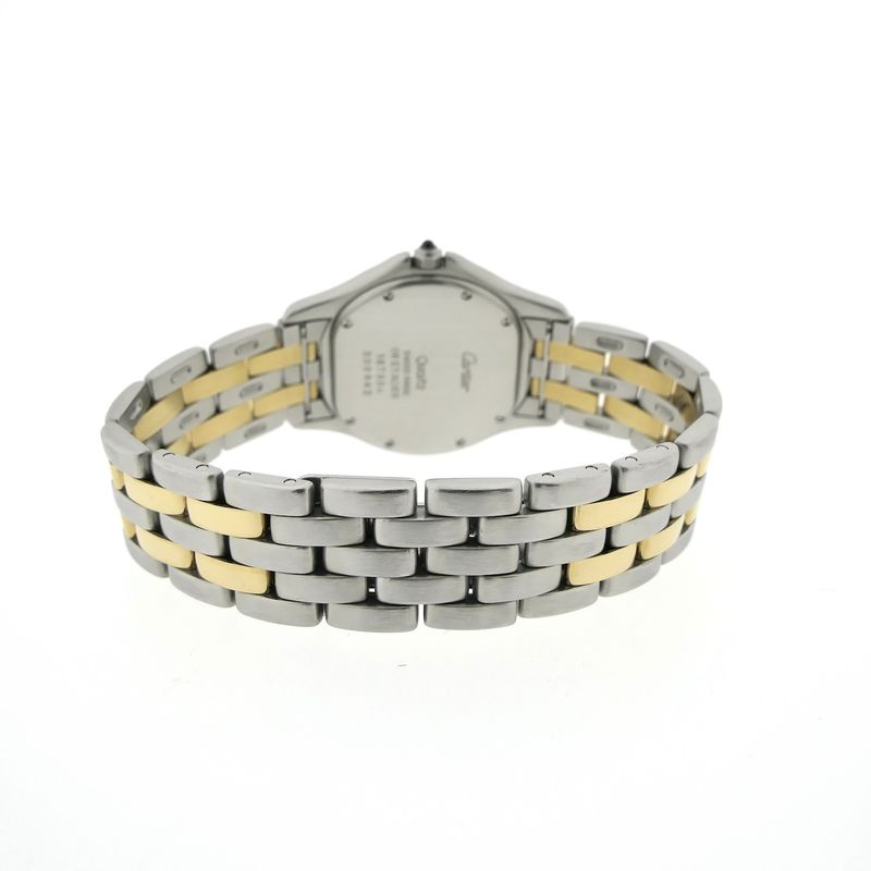 Image 11 of Cartier Cougar 187904; 18k gold/steel unisex watch