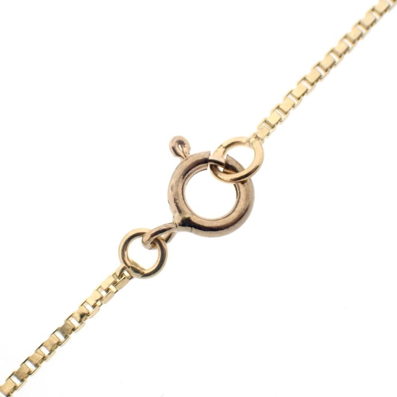 Image 5 of Gold Venetian link bracelet with plate | 16.5 cm