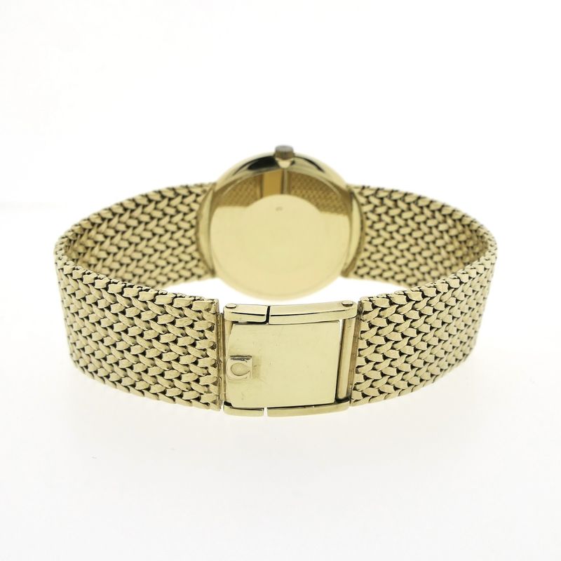 Image 10 of Omega Geneva Ref. 7166; Vintage 14k Gold Men's Watch